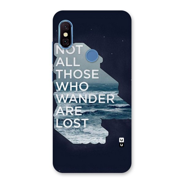 Not Lost Back Case for Redmi Note 6 Pro