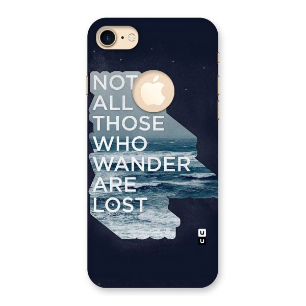 Not Lost Back Case for iPhone 8 Logo Cut