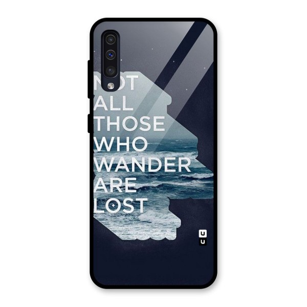 Not Lost Glass Back Case for Galaxy A50s