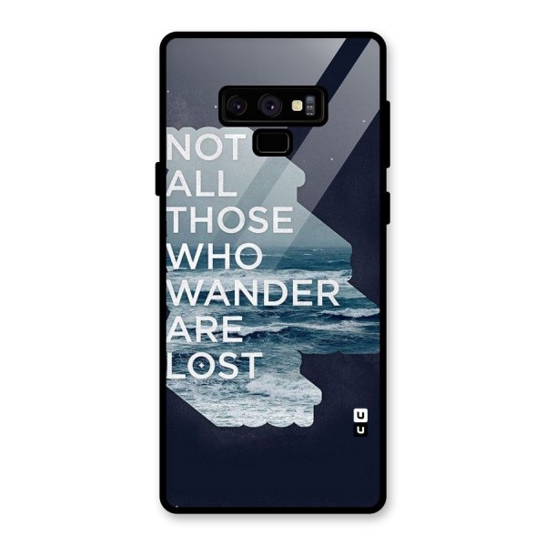 Not Lost Glass Back Case for Galaxy Note 9