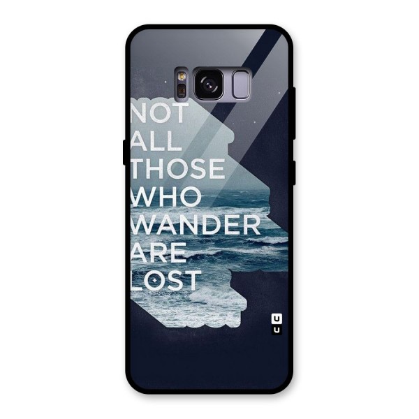 Not Lost Glass Back Case for Galaxy S8