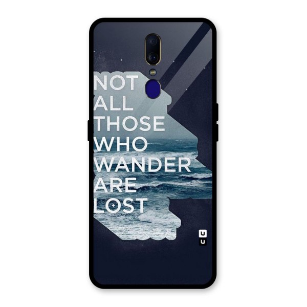 Not Lost Glass Back Case for Oppo F11