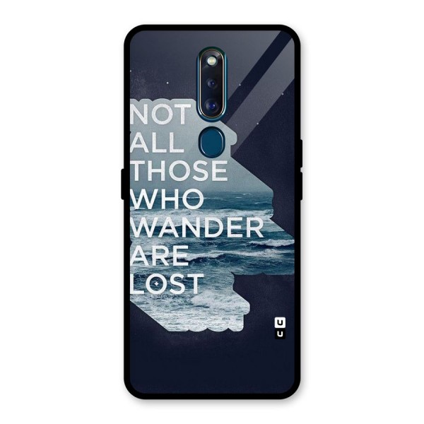 Not Lost Glass Back Case for Oppo F11 Pro