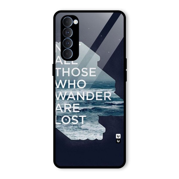 Not Lost Glass Back Case for Oppo Reno4 Pro