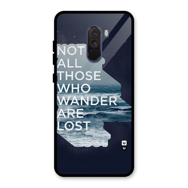 Not Lost Glass Back Case for Poco F1