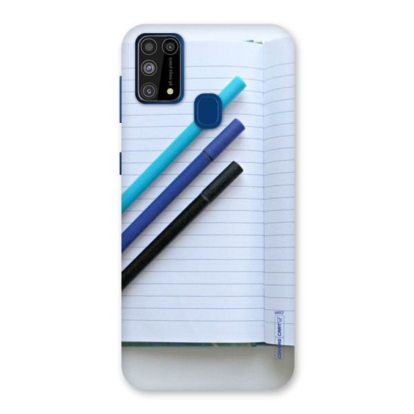 Notebook And Pens Back Case for Galaxy F41