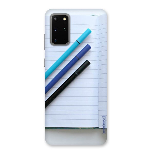 Notebook And Pens Back Case for Galaxy S20 Plus