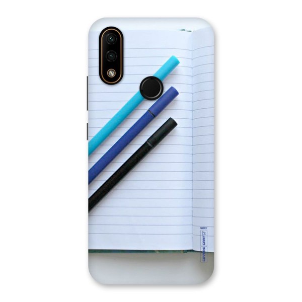 Notebook And Pens Back Case for Lenovo A6 Note