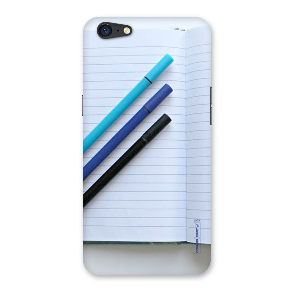 Notebook And Pens Back Case for Oppo A71