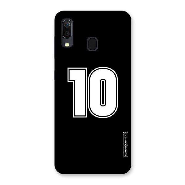 Number 10 Back Case for Galaxy A20