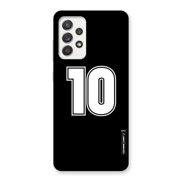 Number 10 Back Case for Galaxy A52