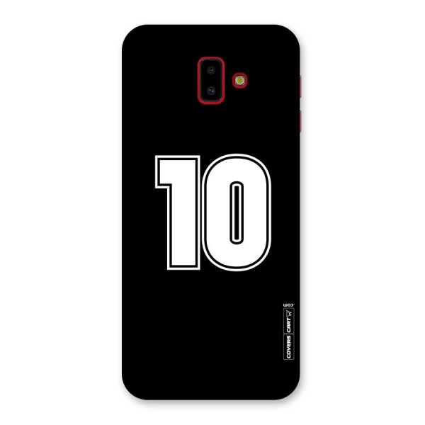 Number 10 Back Case for Galaxy J6 Plus