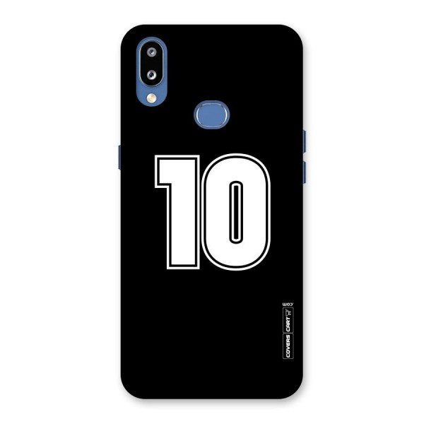 Number 10 Back Case for Galaxy M01s