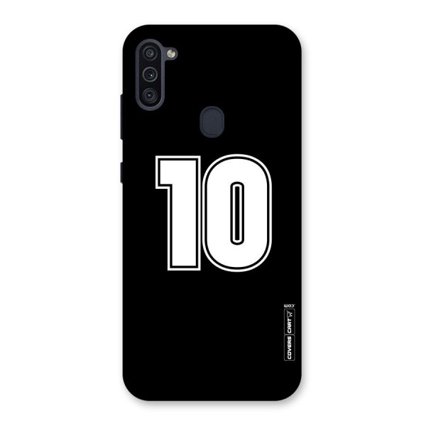 Number 10 Back Case for Galaxy M11