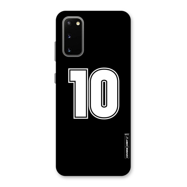 Number 10 Back Case for Galaxy S20