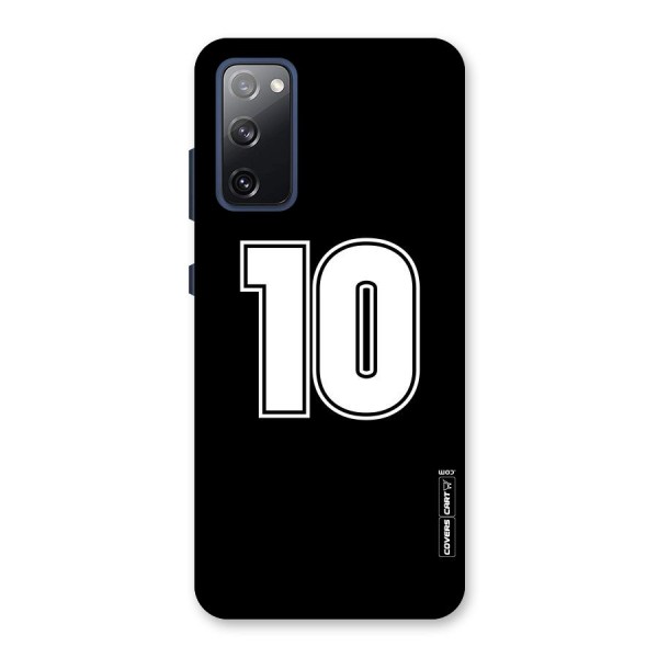 Number 10 Back Case for Galaxy S20 FE