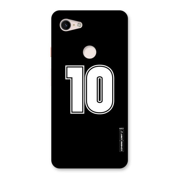 Number 10 Back Case for Google Pixel 3 XL