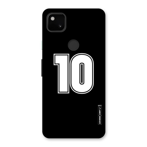 Number 10 Back Case for Google Pixel 4a