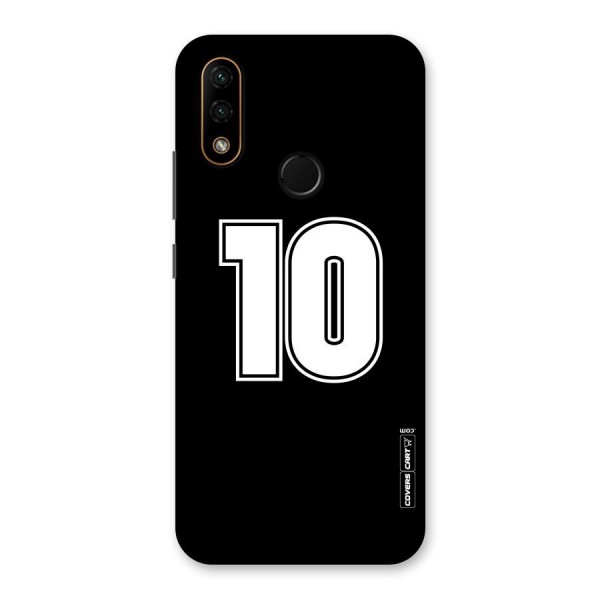 Number 10 Back Case for Lenovo A6 Note