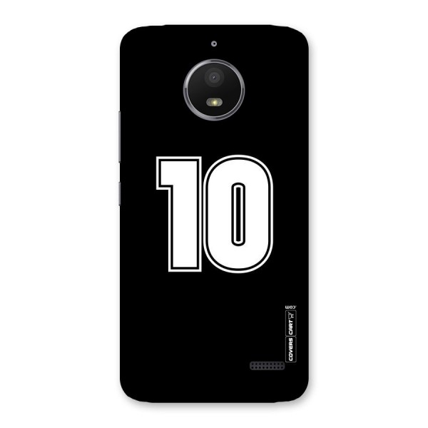 Number 10 Back Case for Moto E4