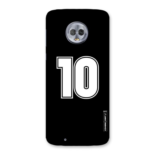 Number 10 Back Case for Moto G6