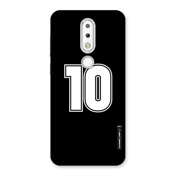 Number 10 Back Case for Nokia 6.1 Plus