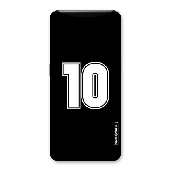 Number 10 Back Case for Oppo Find X