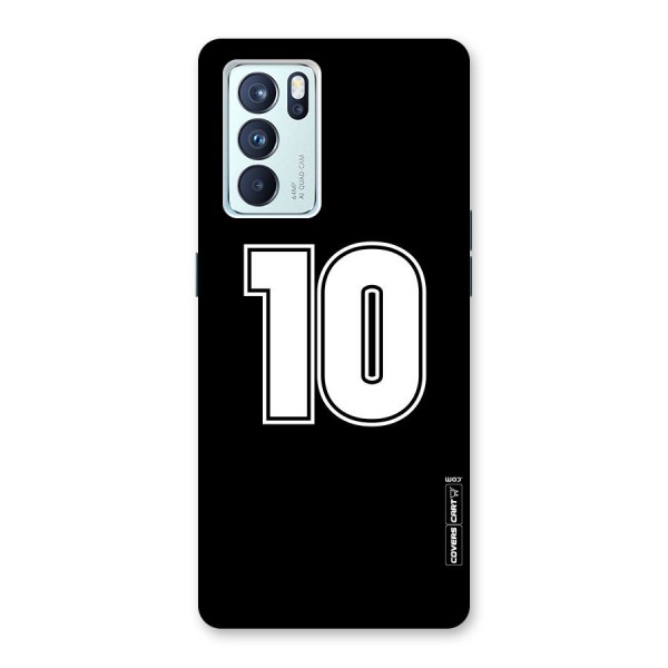 Number 10 Back Case for Oppo Reno6 Pro 5G