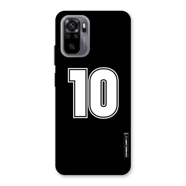 Number 10 Back Case for Redmi Note 10