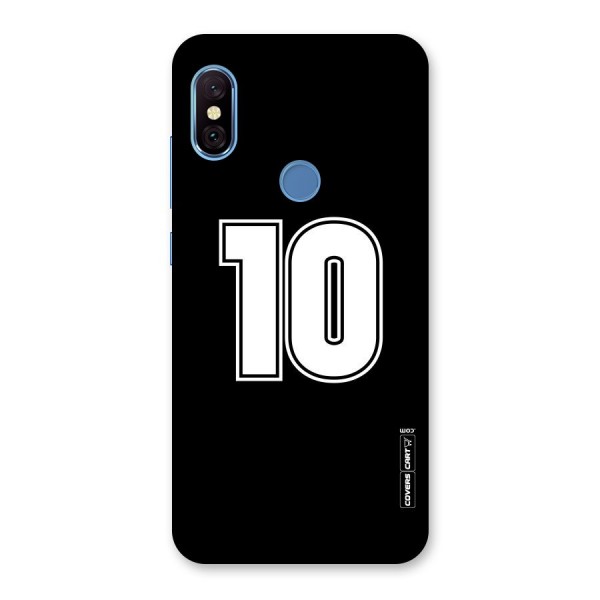 Number 10 Back Case for Redmi Note 6 Pro