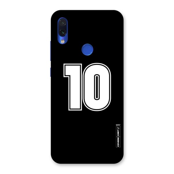 Number 10 Back Case for Redmi Note 7