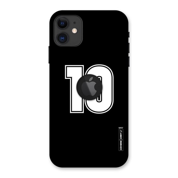 Number 10 Back Case for iPhone 11 Logo Cut