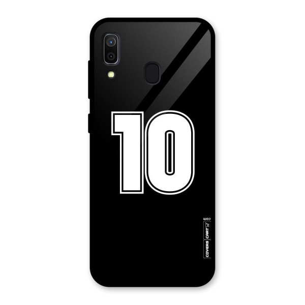 Number 10 Glass Back Case for Galaxy A30