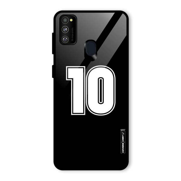 Number 10 Glass Back Case for Galaxy M21