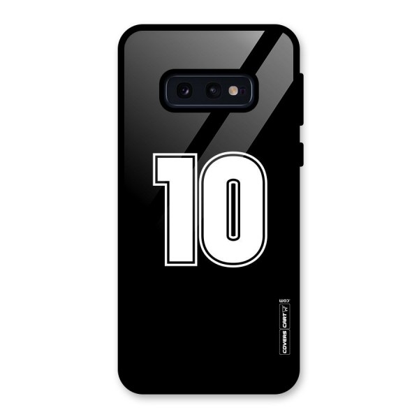 Number 10 Glass Back Case for Galaxy S10e