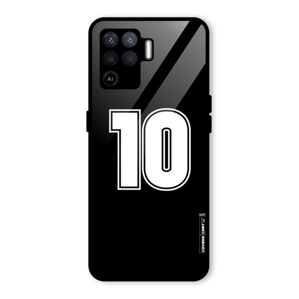 Number 10 Glass Back Case for Oppo F19 Pro