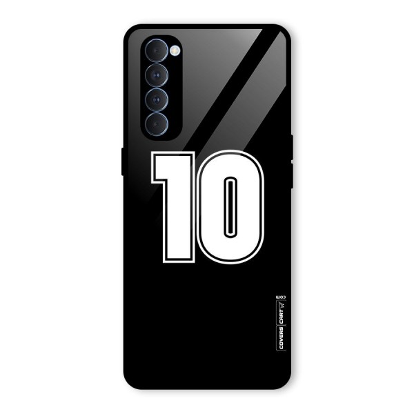 Number 10 Glass Back Case for Oppo Reno4 Pro