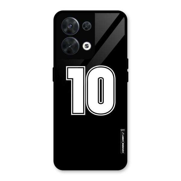 Number 10 Glass Back Case for Oppo Reno8 5G