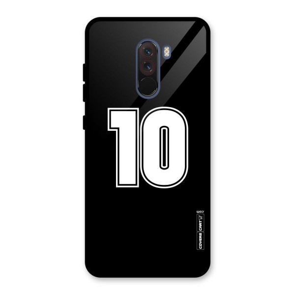 Number 10 Glass Back Case for Poco F1