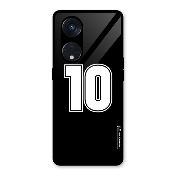 Number 10 Glass Back Case for Reno8 T 5G