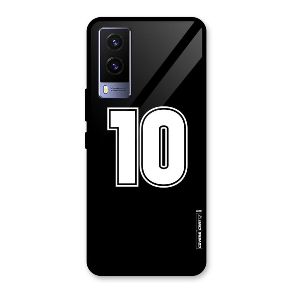 Number 10 Glass Back Case for Vivo V21e 5G