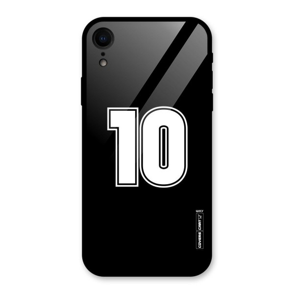 Number 10 Glass Back Case for XR