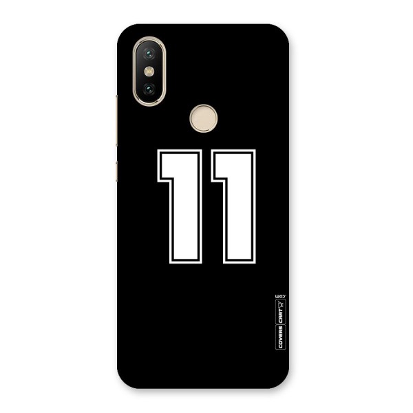 Number 11 Back Case for Mi A2