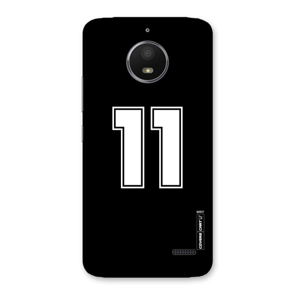 Number 11 Back Case for Moto E4