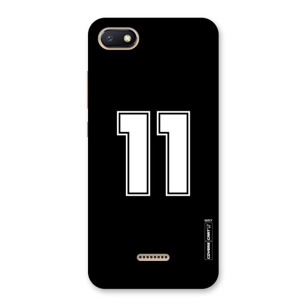 Number 11 Back Case for Redmi 6A