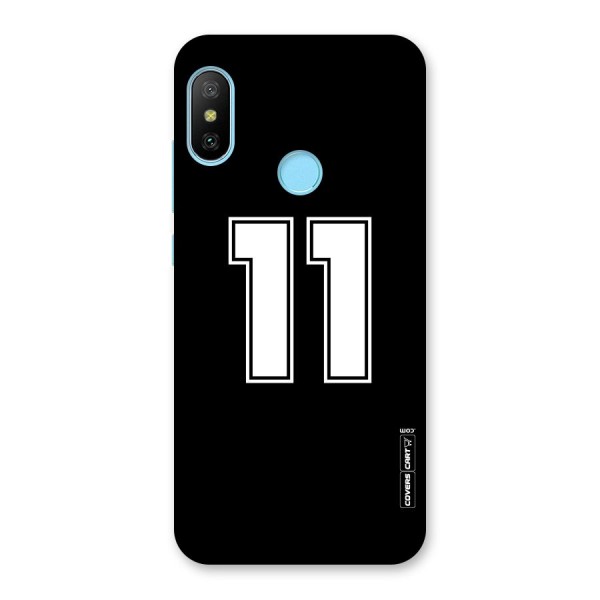 Number 11 Back Case for Redmi 6 Pro