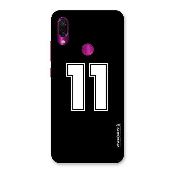 Number 11 Back Case for Redmi Note 7 Pro