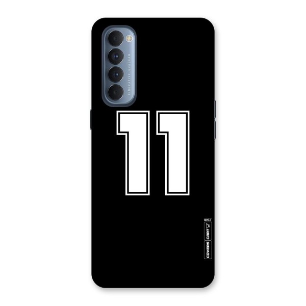 Number 11 Back Case for Reno4 Pro