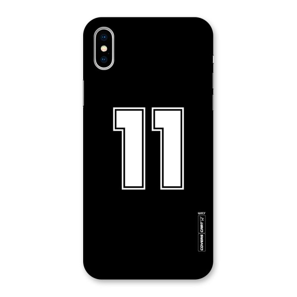 Number 11 Back Case for iPhone XS