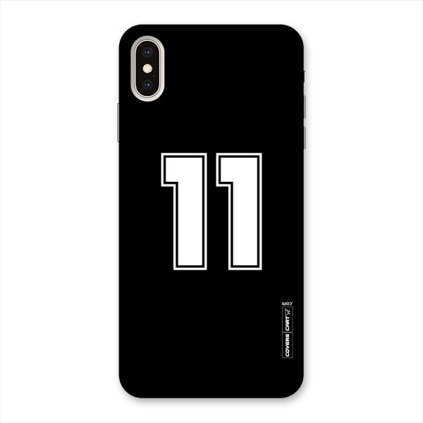 Number 11 Back Case for iPhone XS Max